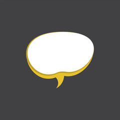 3D Speech Bubble Template