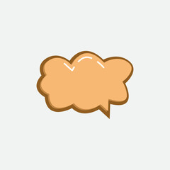 3D Speech Bubble Template