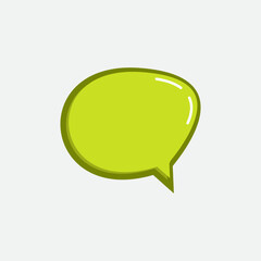 3D Speech Bubble Template