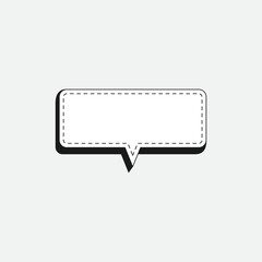 3D Speech Bubble Template