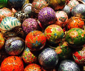 colorful decorations 