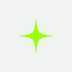 Obraz premium Flat Sparkle Vector Template
