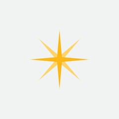 Fototapeta premium Flat Sparkle Vector Template