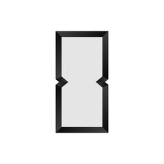 Black Photo Frame Template