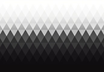 Obraz premium Seamless Pattern of Black and White Triangles in Artistic Gradient from Dark to Light 
