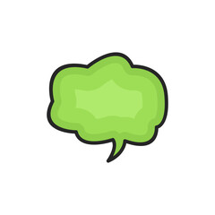 Cartoon Text Box Bubble Template