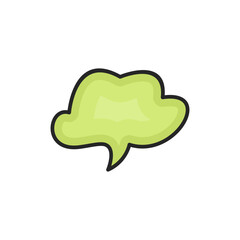Cartoon Text Box Bubble Template