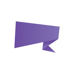 Chat Bubble Origami Template