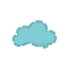 Colorful Speech Bubble Template