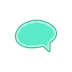 Cute Speech Bubble Template