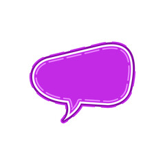 Cute Speech Bubble Template