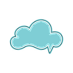 Cute Speech Bubble Template