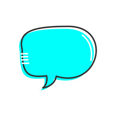 Cute Speech Bubble Template