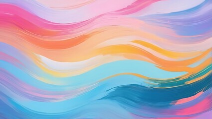 Obraz premium Beautiful Abtract painting strokes background, painting brush mixed color, abstract art background pastel color