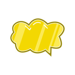 Cute Speech Bubble Template