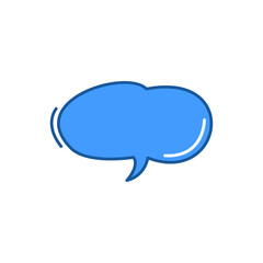 Cute Text Box Speech Bubble Template