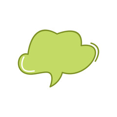 Cute Text Box Speech Bubble Template