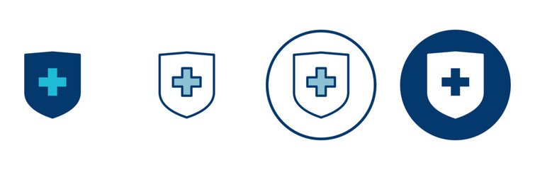 Health insurance icon vector isolated on white background. Insurance health document icon