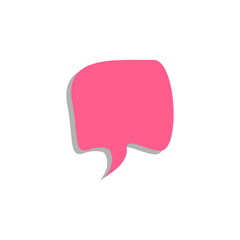 Cute Text Box Speech Bubble Template