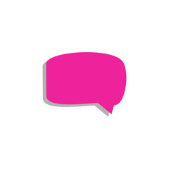 Cute Text Box Speech Bubble Template