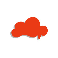 Cute Text Box Speech Bubble Template