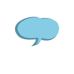 Cute Text Box Speech Bubble Template