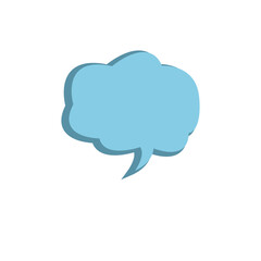 Cute Text Box Speech Bubble Template