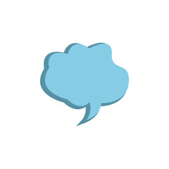 Cute Text Box Speech Bubble Template