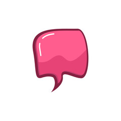 Gradient Speech Bubble Template