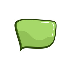 Gradient Speech Bubble Template