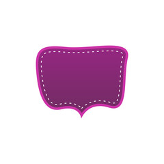 Gradient Speech Bubble Template
