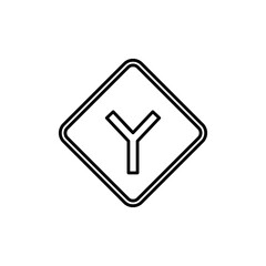 Road Sign Outline Template