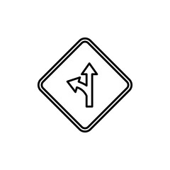 Road Sign Outline Template