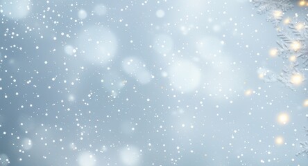 Fototapeta premium a delicate blue background with small snowflakes. place for the text