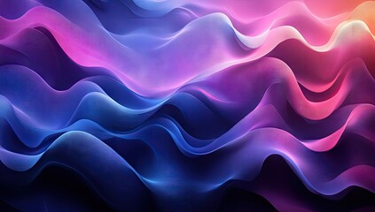 Obraz premium Abstract Wavy Design with Vibrant Colors