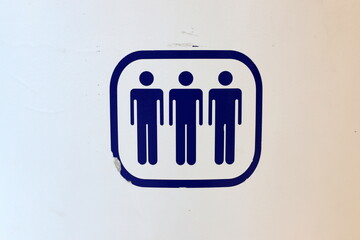 Information and direction signs on roads in Israel.