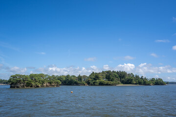 秋の松島の遊覧船観光