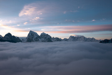 sunrise over the mountains