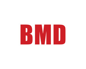 BMD logo design vector template. BMD