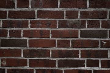 Stone brick wall for art background texture. Broken wall.