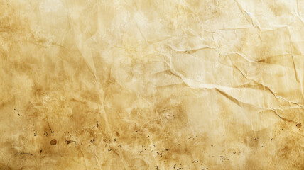 Vintage parchment paper texture with aged appearance, soft edges and subtle yellow tint