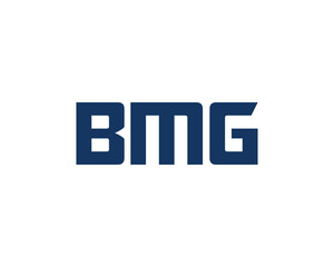 BMG logo design vector template. BMG