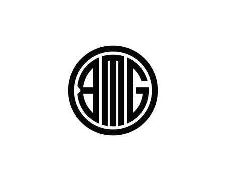 BMG logo design vector template. BMG