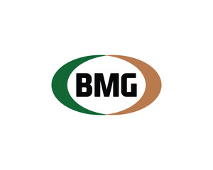 BMG logo design vector template. BMG