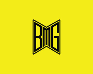 BMG logo design vector template. BMG