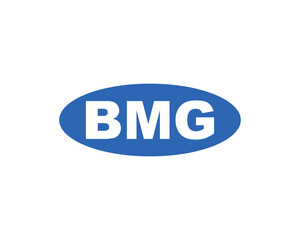 BMG logo design vector template. BMG