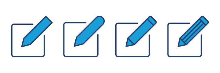 Edit icon vector. edit document icon. edit text icon. pencil. sign up