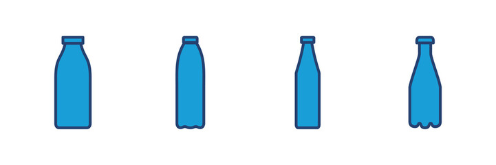 Bottle icon vector. bottle vector icon