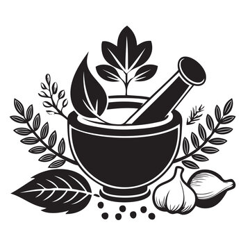 recommend clip art: Kitchen mortar for grinding spices