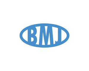 BMJ logo design vector template. BMJ